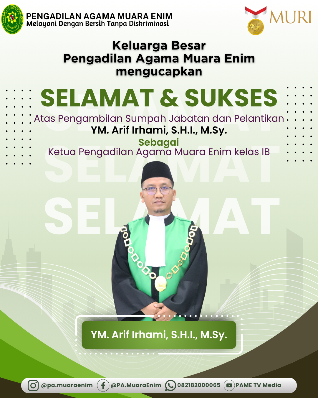 selamat ketua baru